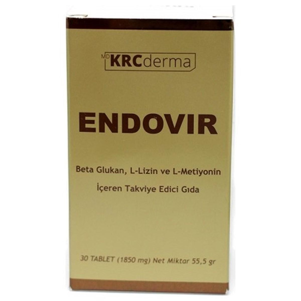 Krc Derma Endovir Sade Unisex Vitamin 30 Tablet
