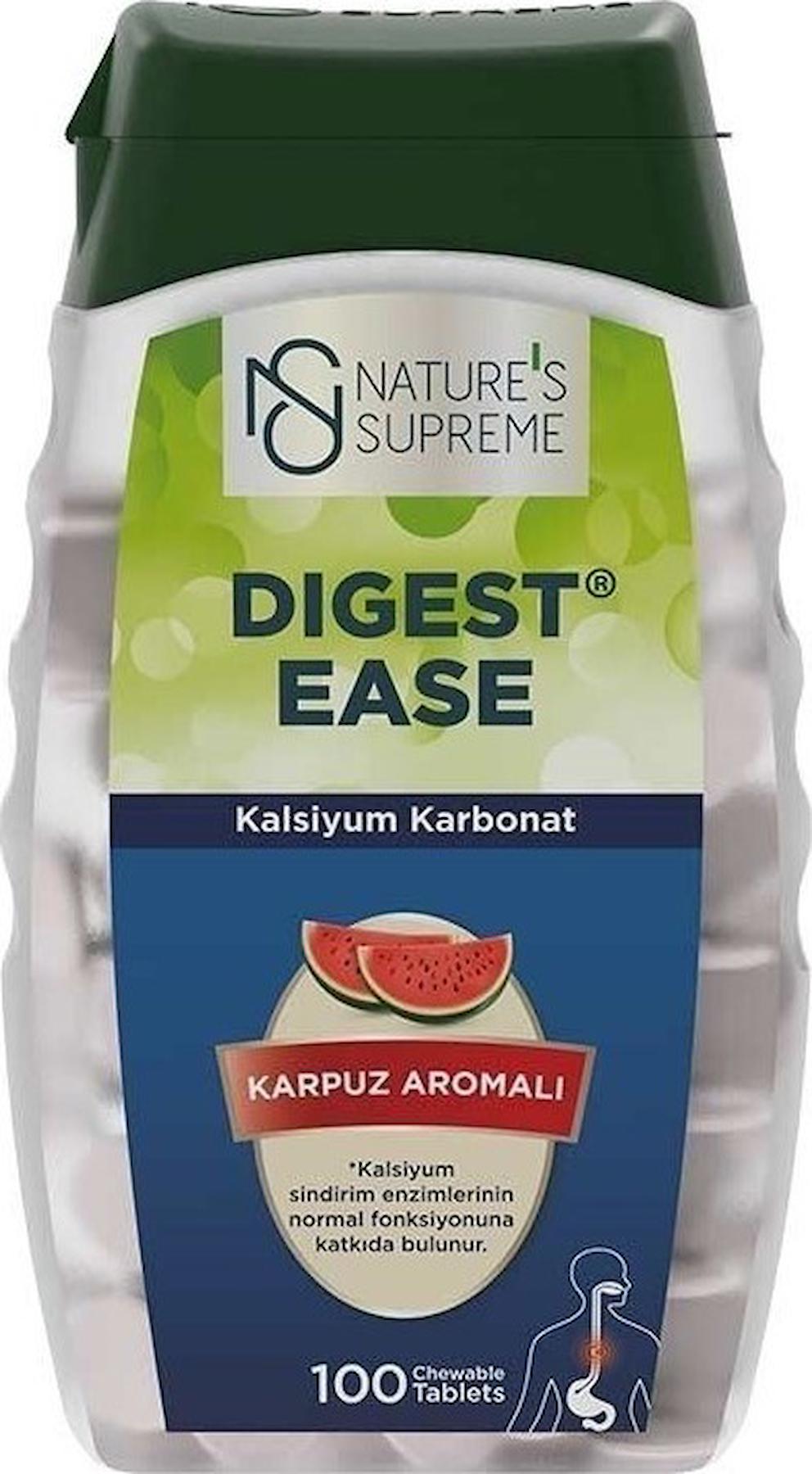 Nature'S Supreme Kalsiyum Aromalı Unisex Vitamin 100 Tablet