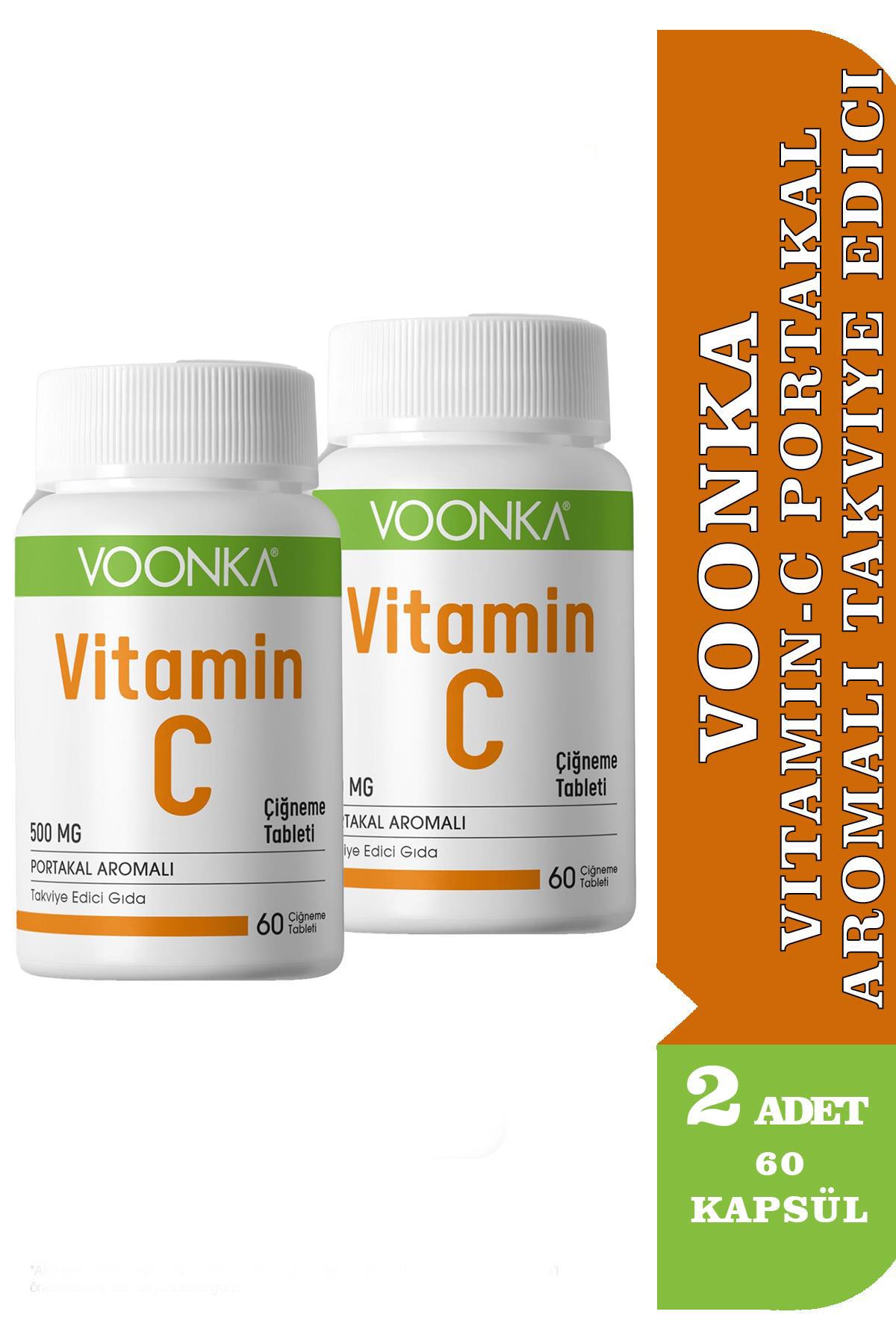 Voonka Vitamin C3 Aromalı Unisex 60 Tablet