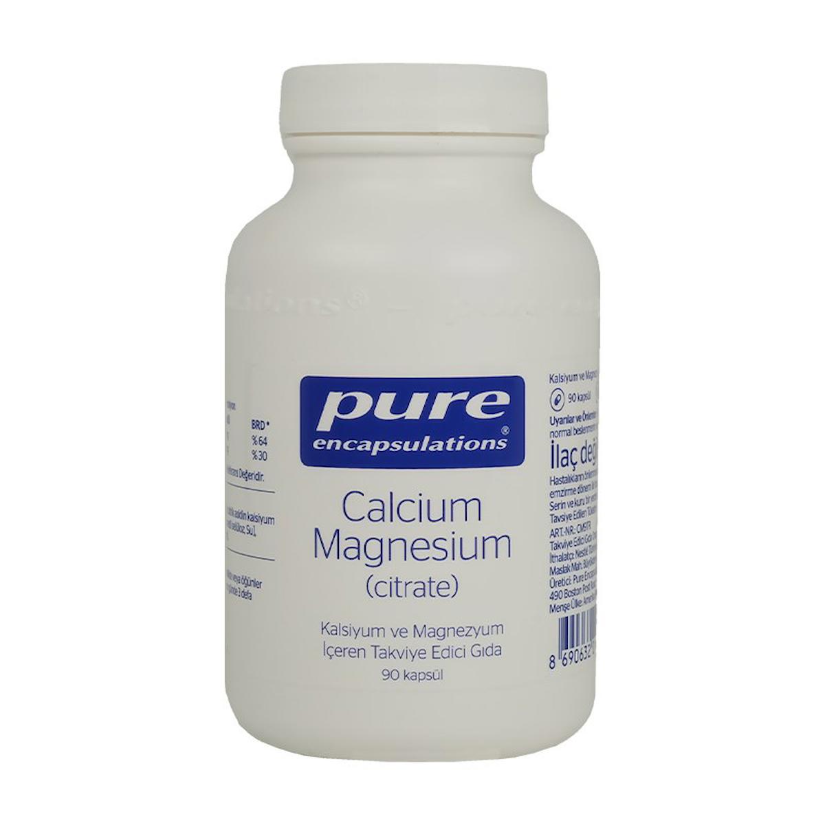 Pure Encapsulations Magnezyum Aromalı Unisex Vitamin 90 Kapsül