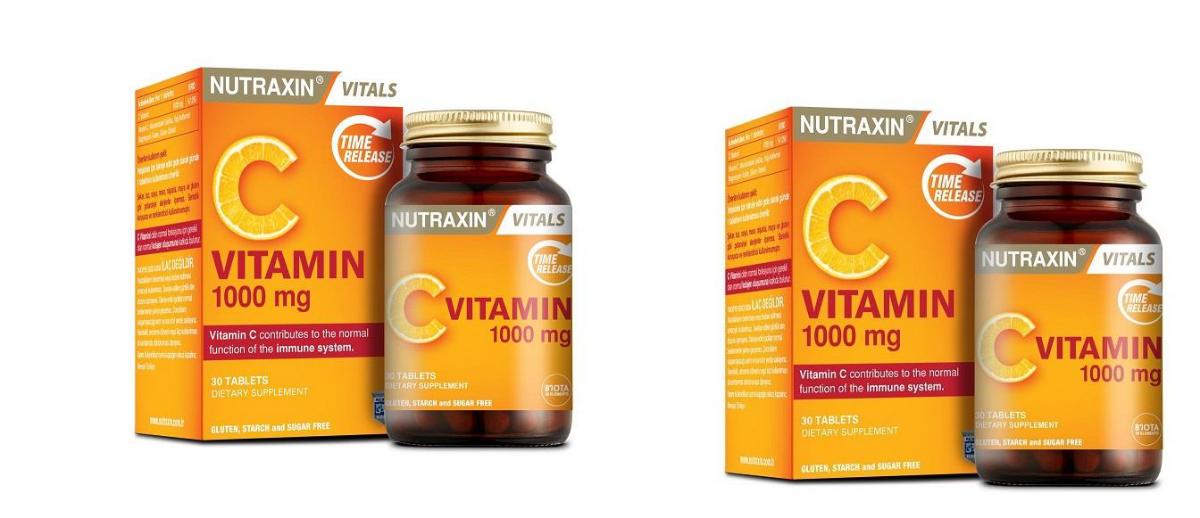 Nutraxin Çinko Sade Unisex Vitamin 2x28 Tablet