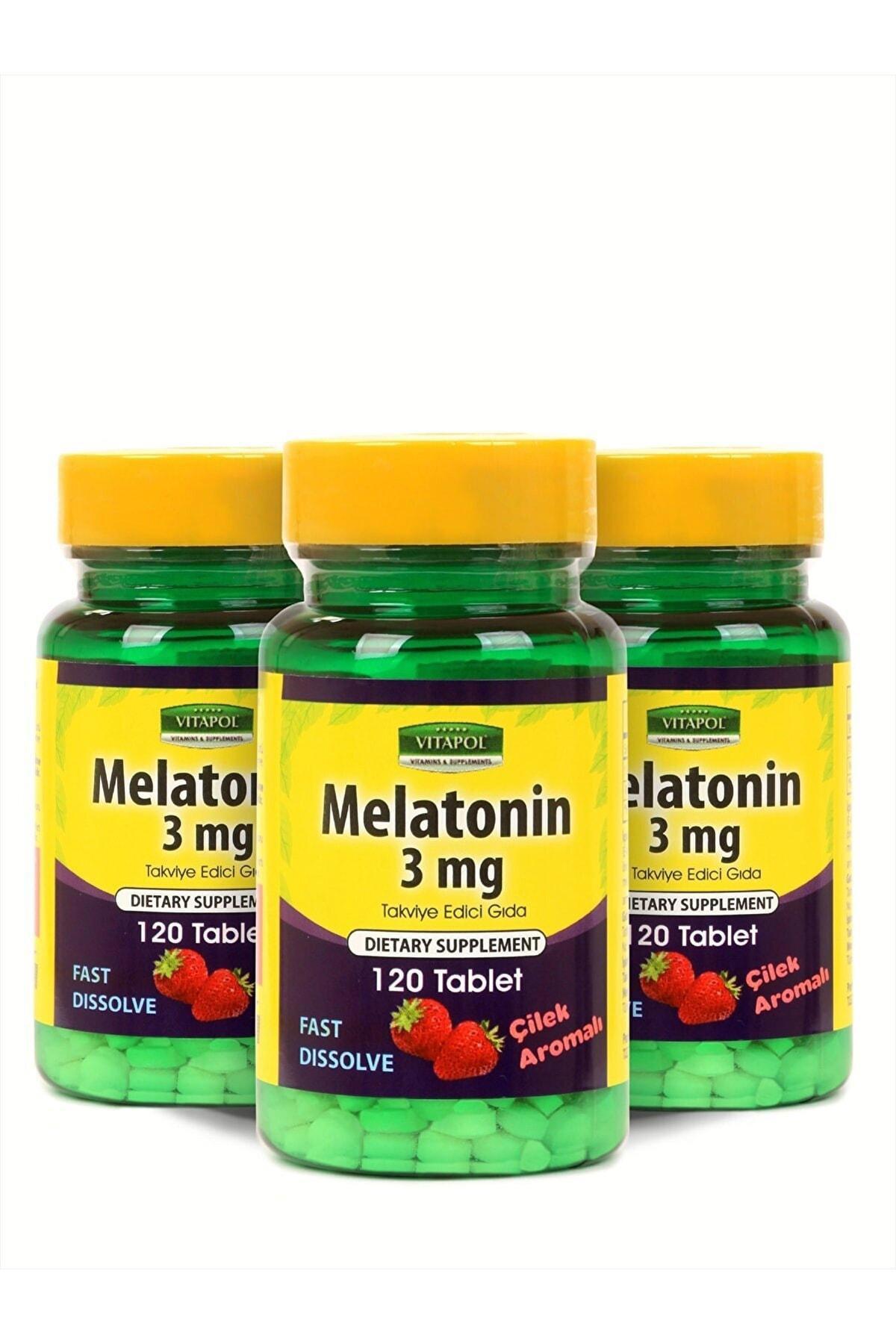 Vitapol Melatonin Aromalı Unisex Vitamin 3x120 Tablet