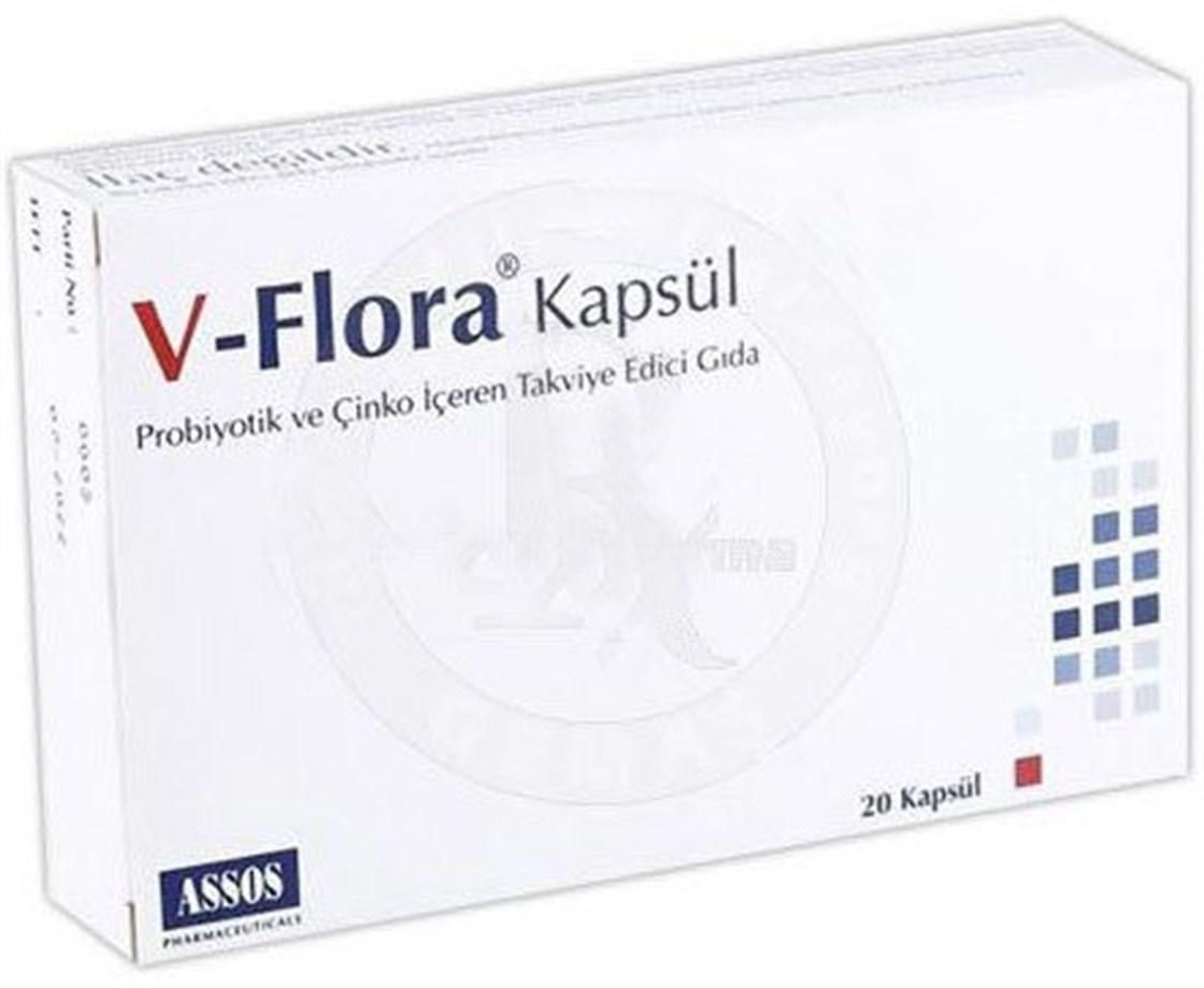 Assos V-Flora Sade Unisex Vitamin 20 Kapsül
