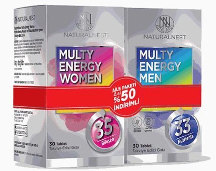 Naturalnest Aromasız Unisex Vitamin 2x30 Tablet