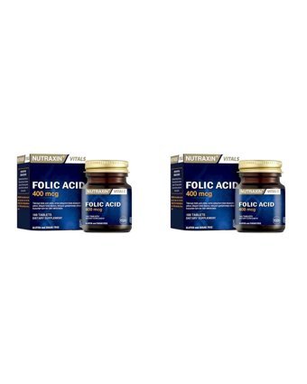 Nutraxin Folic Acid Sade Kadın Vitamin 2x100 Tablet