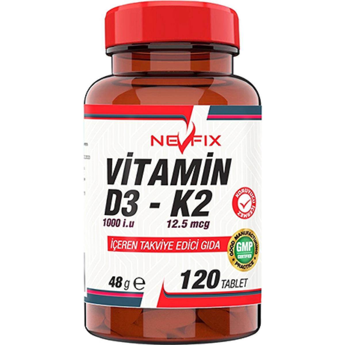 Nevfix Vitamin D3 Sade Çocuk 120 Tablet