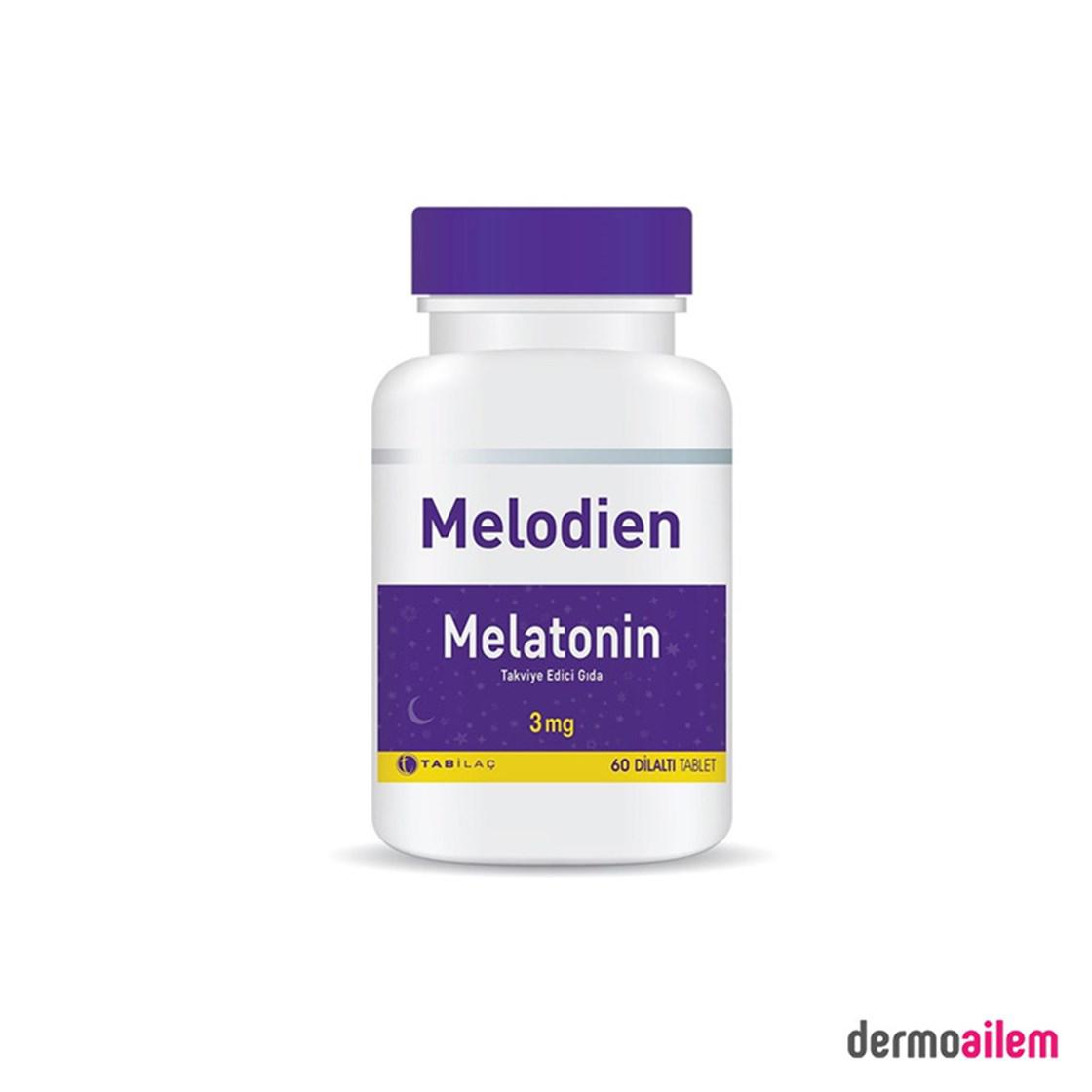 Tab İlaç Melatonin Aromasız Unisex Vitamin 60 Tablet