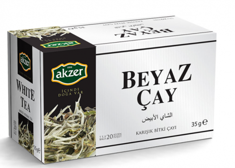 Akzer Beyaz Sallama Çay 20 Adet