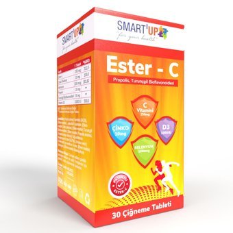 Smart Up C Vitamini Aromasız Unisex 30 Tablet