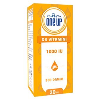 One Up D3 Vitamini Aromasız Unisex 20 ml