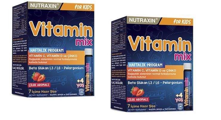 Nutraxin Glukan Sade Çocuk Vitamin 2x7 Ampul