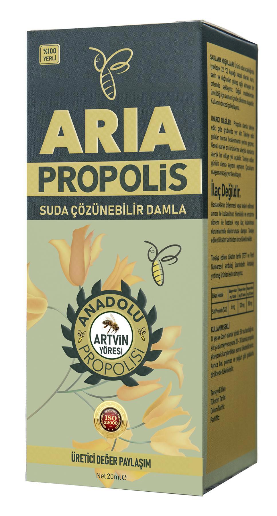 Aria Propolis Sade Unisex Vitamin 20 ml