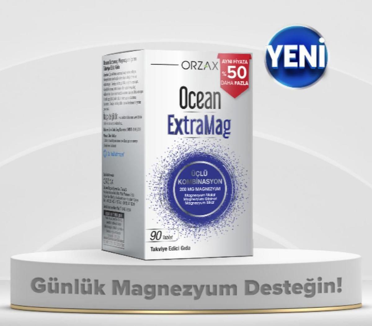 Ocean Extramag Aromasız Unisex Vitamin 90 Tablet