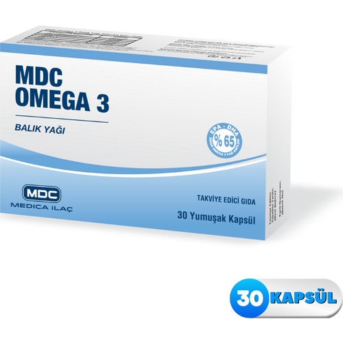 Mdc Omega 3 Aromasız Unisex Vitamin 30 Kapsül