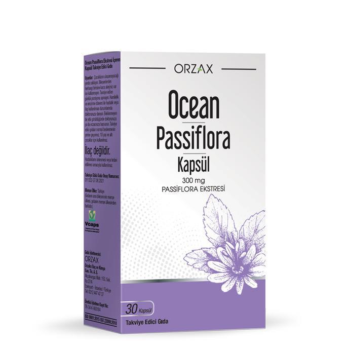 Orzax Ocean Passiflora Sade Unisex Vitamin 30 Tablet