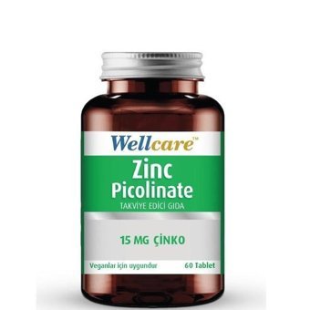 Wellcare Zinc Picolinate Sade Unisex Vitamin 60 Tablet
