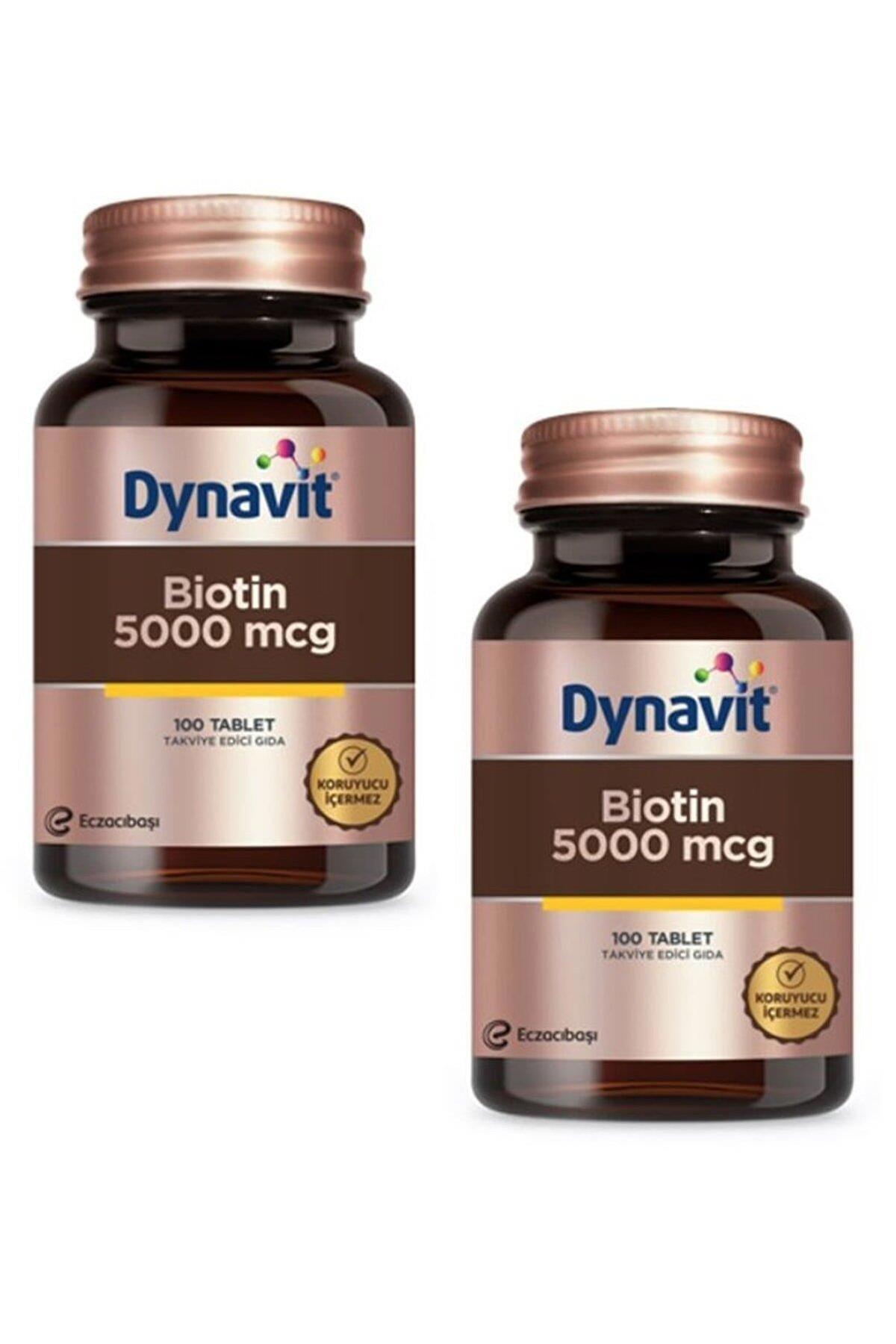 Dynavit Biotin Aromasız Unisex Vitamin 2x100 Tablet
