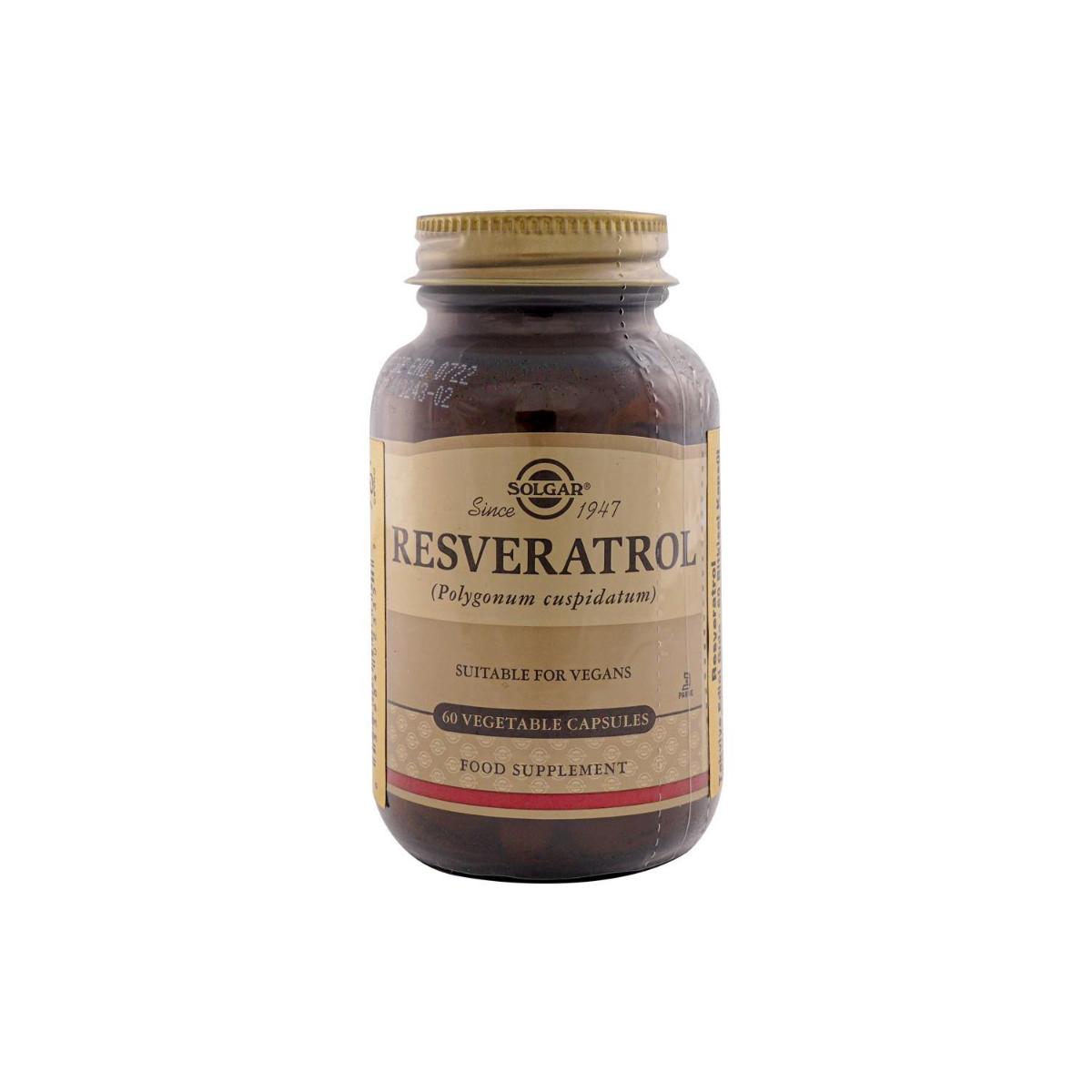 Solgar Resveratrol Sade Unisex Vitamin 60 Kapsül
