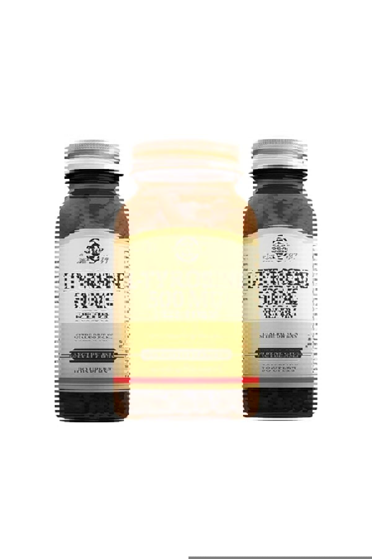 Rodrigo Solgar L-Tyrosine Aromasız Unisex Vitamin 50 Kapsül