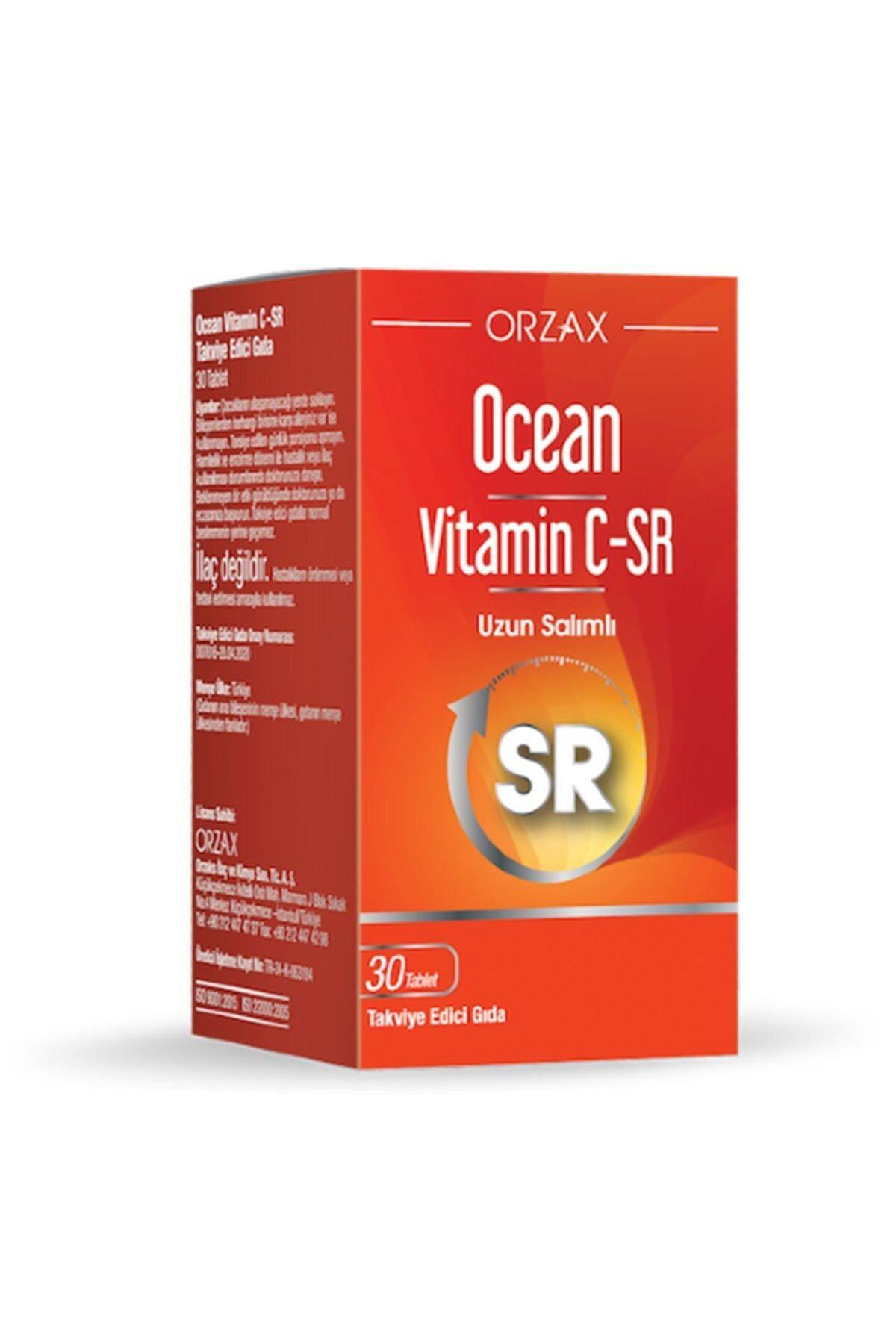 Ocean C Vitamini Aromasız Unisex 30 Tablet