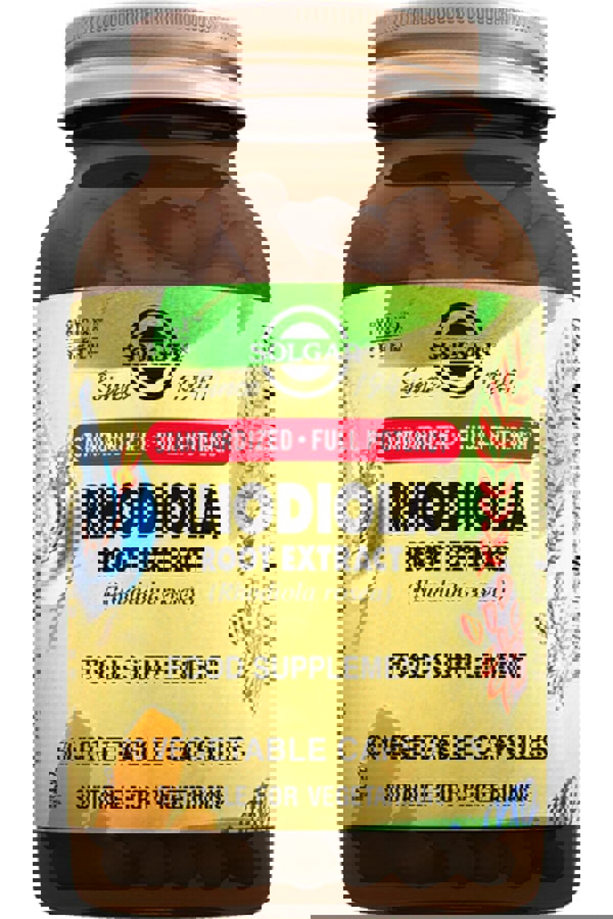 Solgar Rhodiola Root Extract Aromasız Unisex Vitamin 60 Kapsül