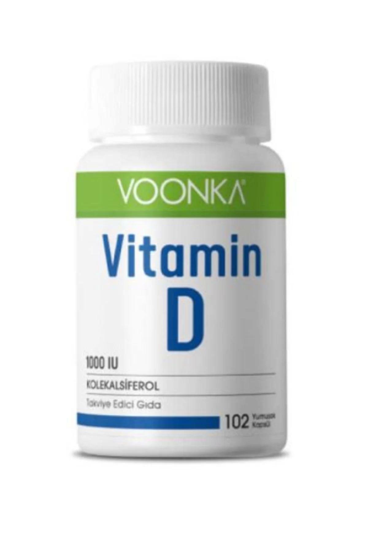 Voonka Vitamin D Sade Unisex 102 Kapsül