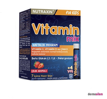 Nutraxin Çinko Aromalı Çocuk Vitamin 7x25 ml