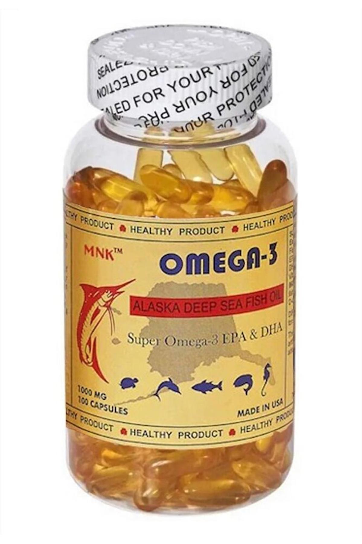 Mnk Omega-3 Sade Unisex Vitamin 100 Kapsül