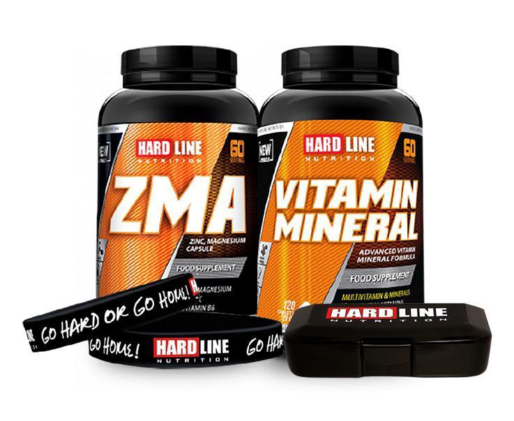 Hardline Nutrition Zma Sade Unisex Vitamin 120 Tablet