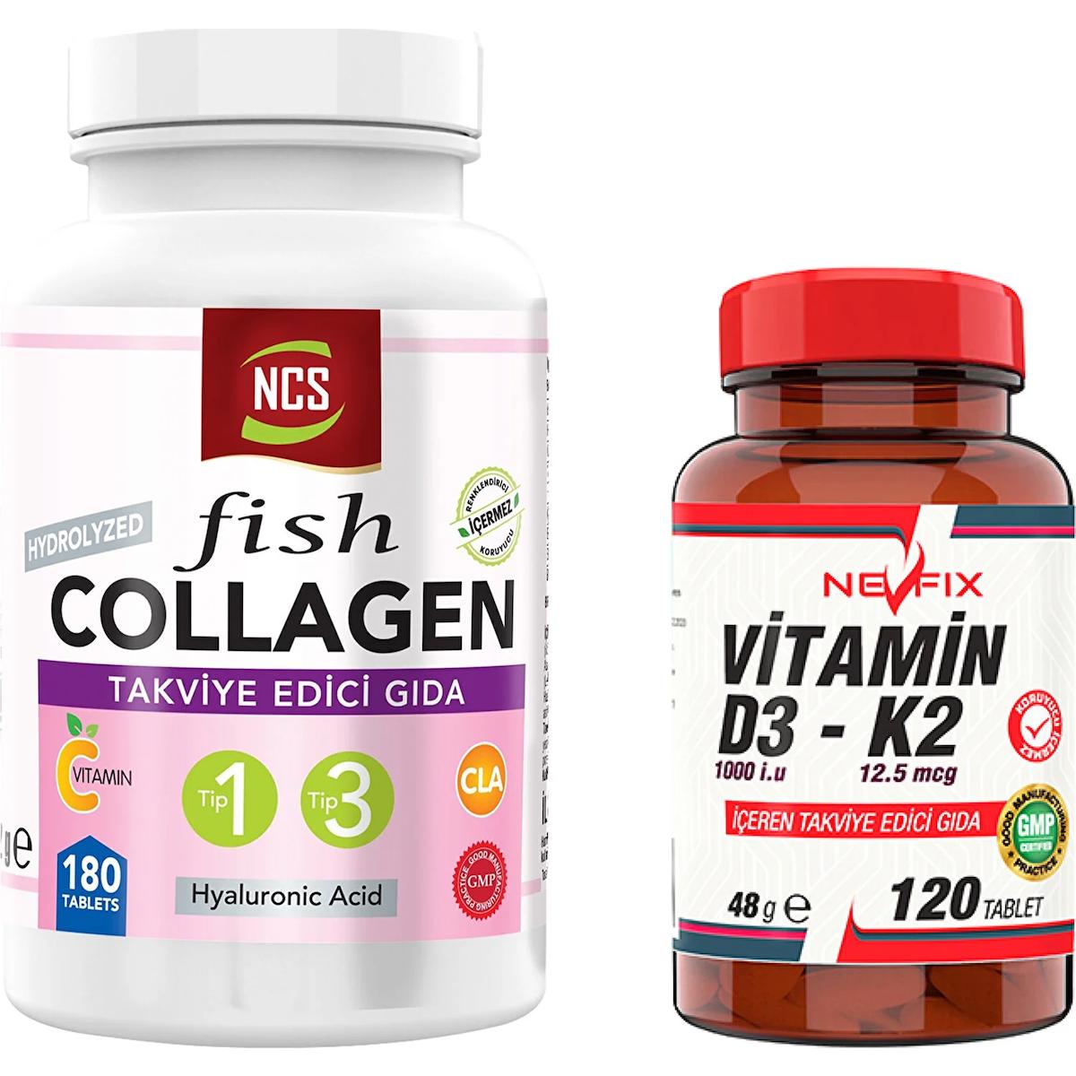Nevfix Çinko Tablet Kolajen 180 - 120 Tablet