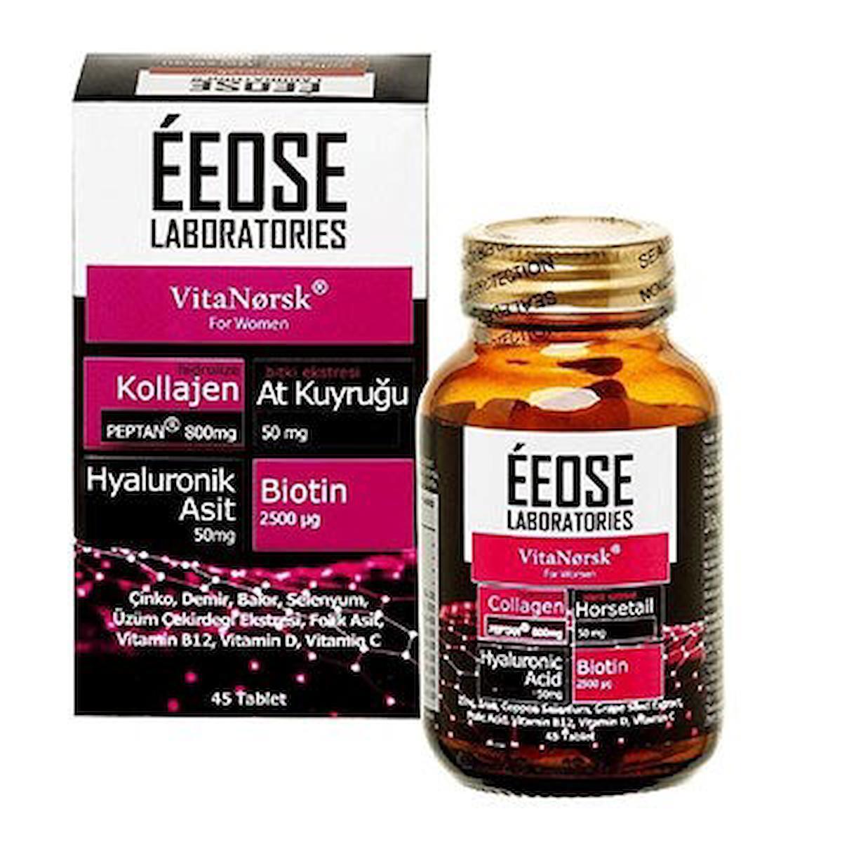Eeose VitaNorsk Tablet Kolajen 45 Tablet