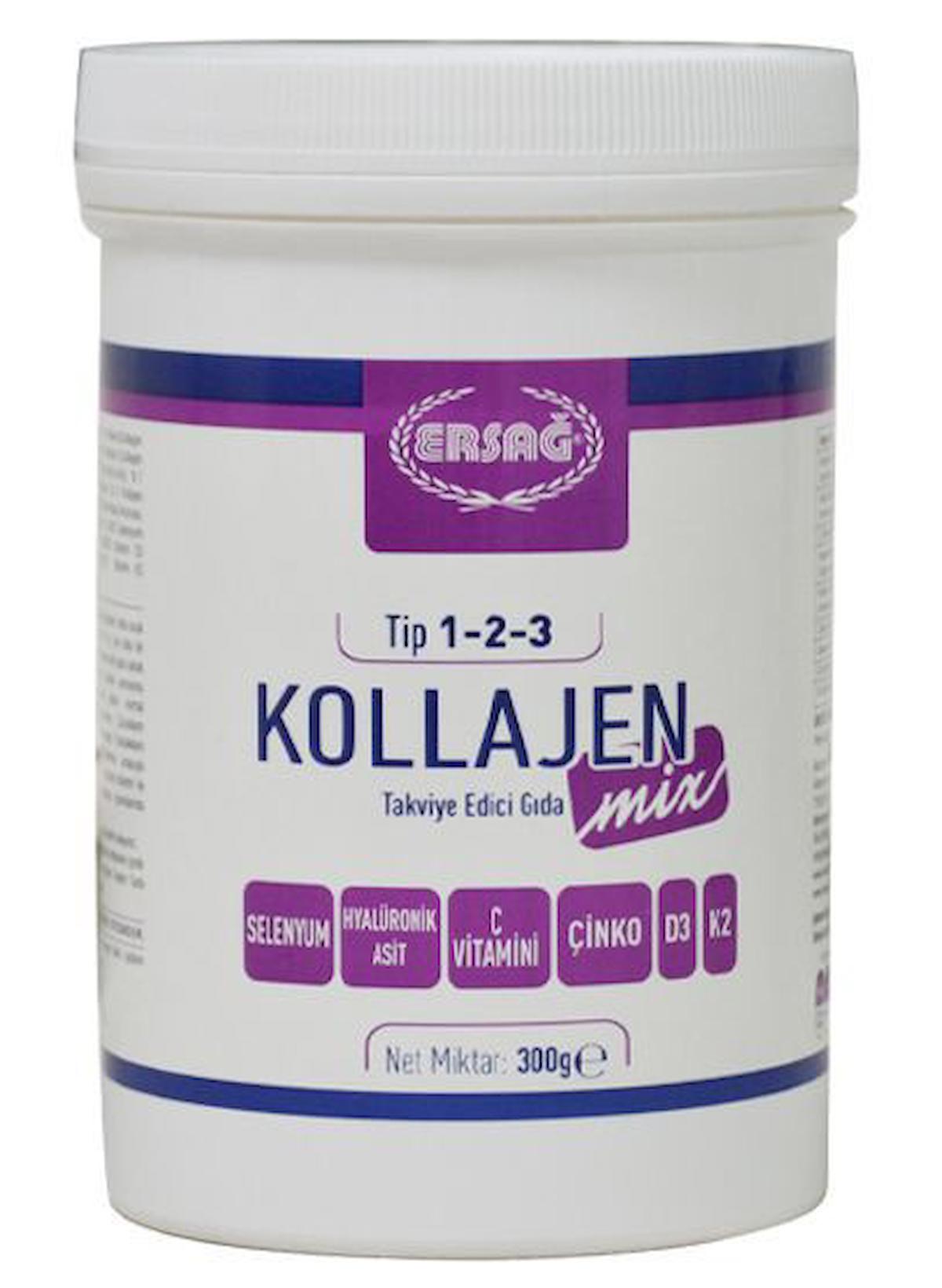 Ersağ Kollajen Mix Toz Kolajen 300 gr