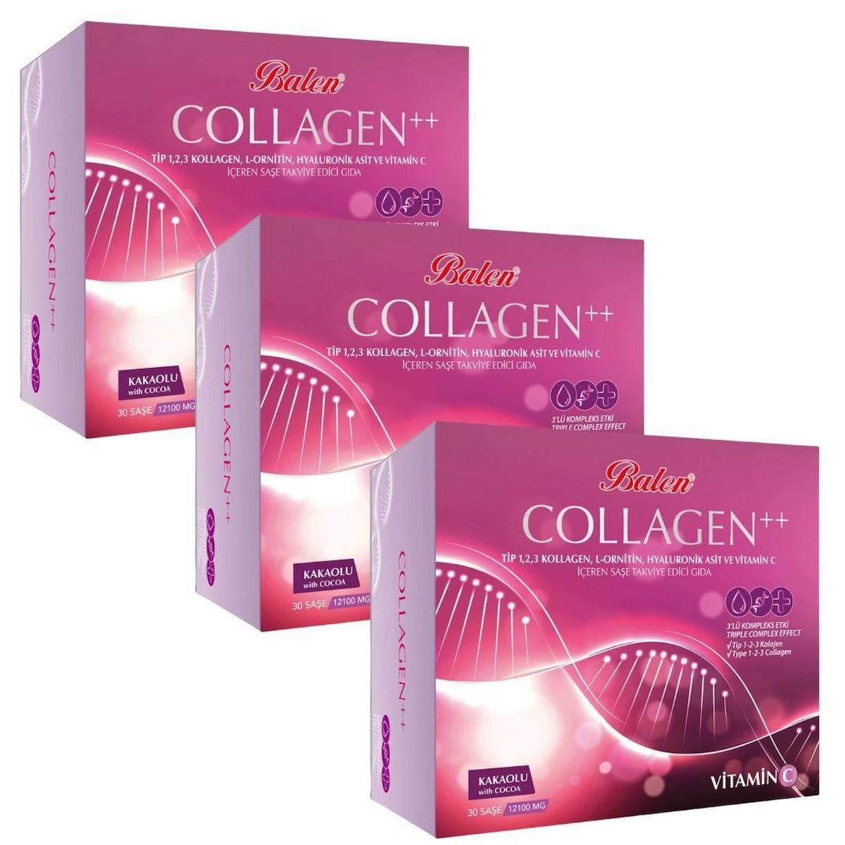 Balen Tip 1 - 2 - 3 Şase Kolajen 30 Şase