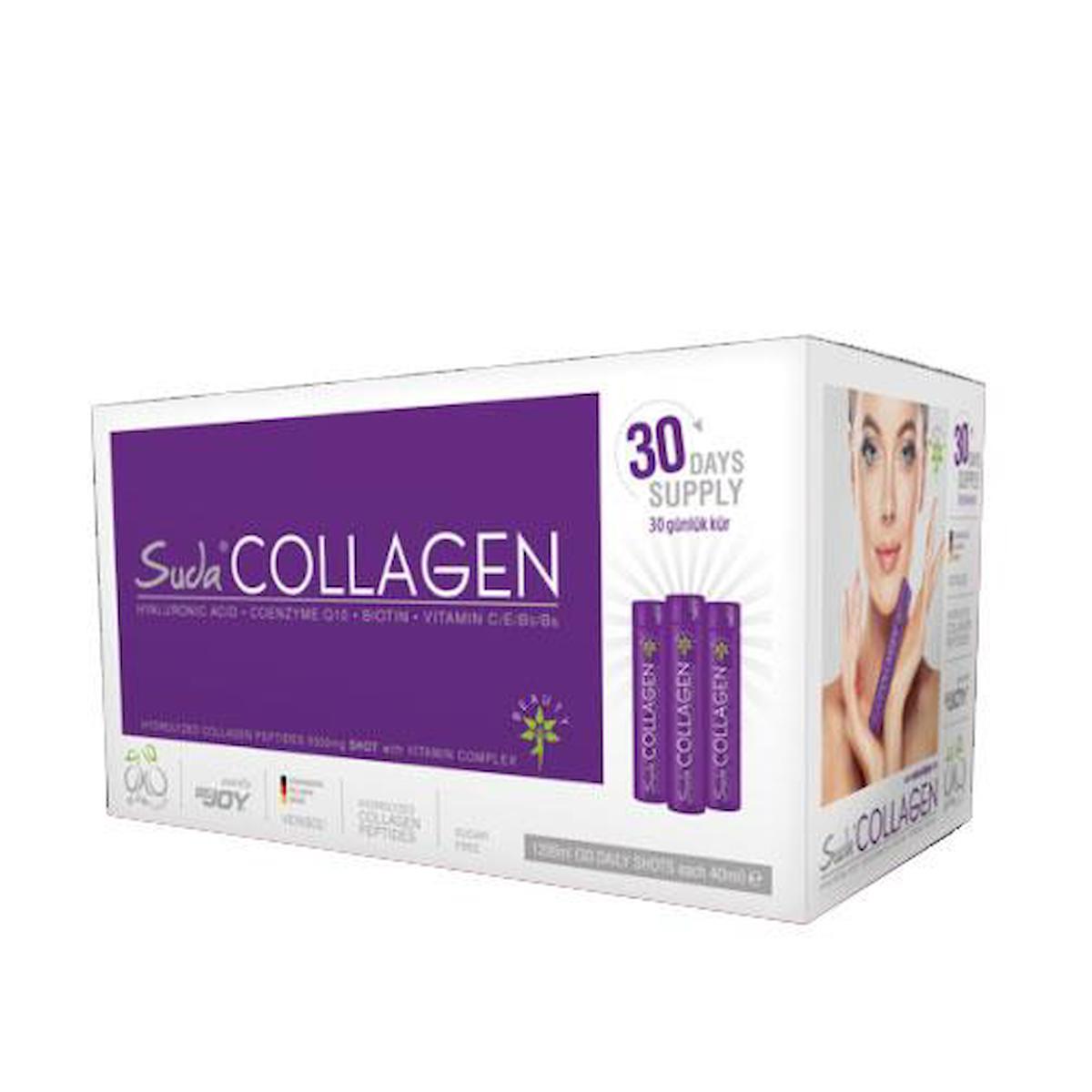 Suda Collagen Erik Aromalı Sıvı Kolajen 30x40 ml