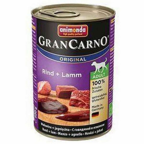 Animonda Gran Carno Kuzu ve Sığır Etli Yetişkin Yaş Köpek Maması 400 gr 6'lı