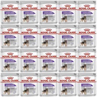 Royal Canin Sterilised Yetişkin Yaş Köpek Maması 85 gr 20'li