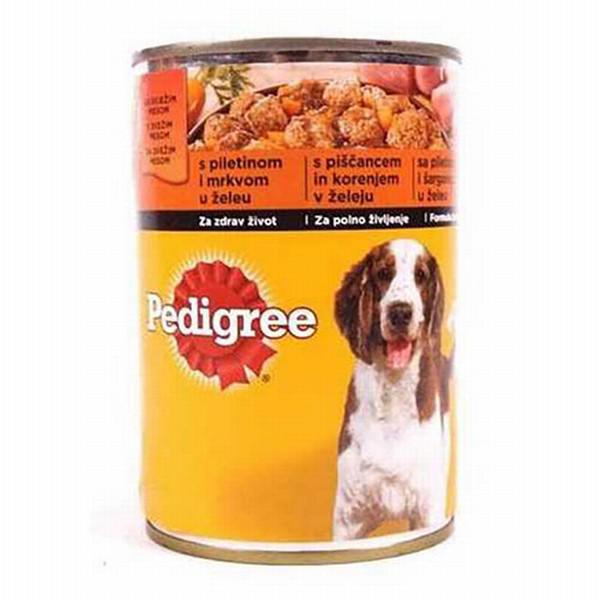 Pedigree Havuçlu ve Tavuklu Yetişkin Yaş Köpek Maması 400 gr Tekli