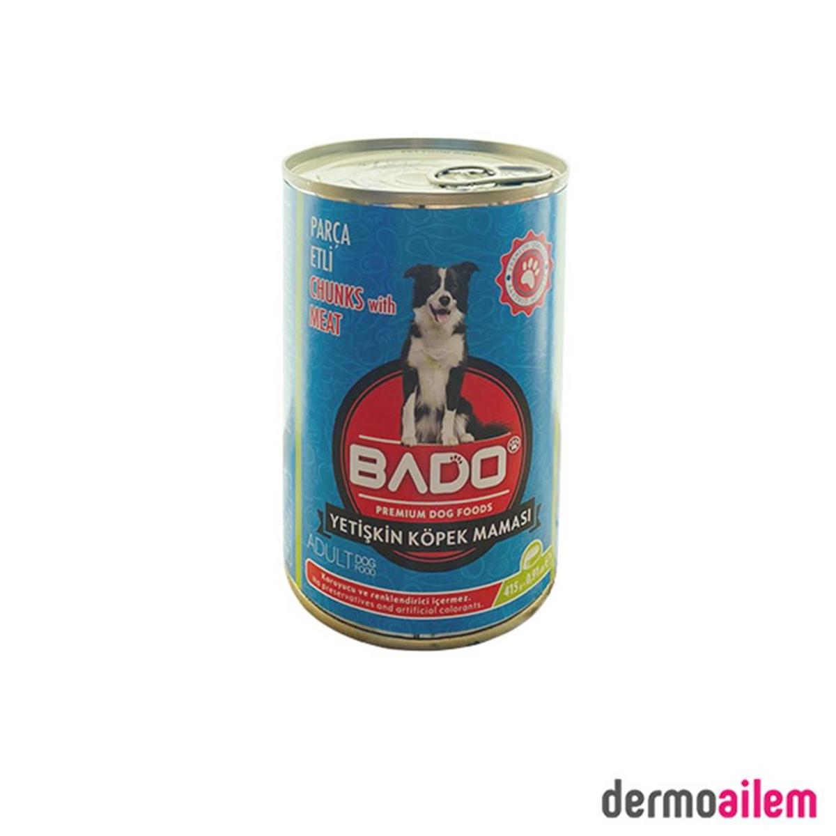 Bado Etli Yetişkin Yaş Köpek Maması 415 gr Tekli
