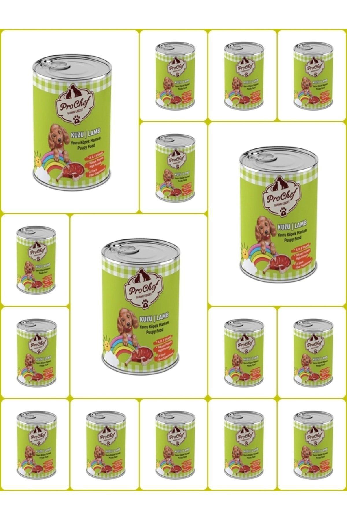 Prochef Kuzu Etli Yavru Yaş Köpek Maması 415 gr 6'lı