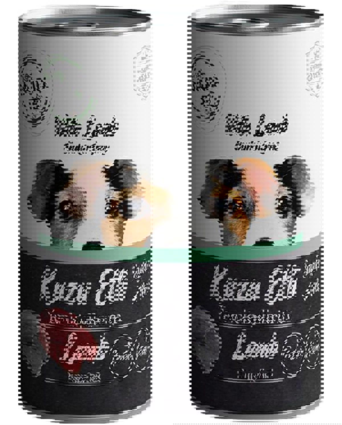 Natura Pet Kuzu Etli Yavru Yaş Köpek Maması 400 gr Tekli
