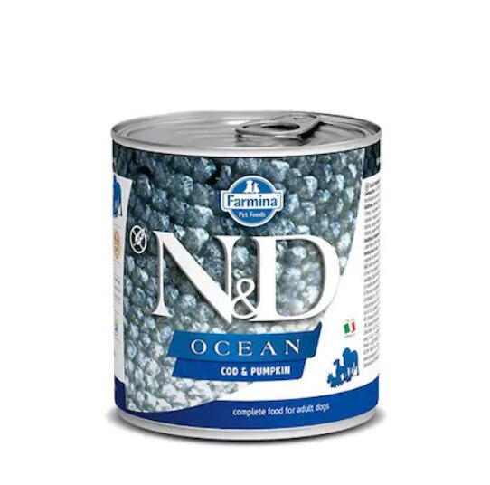 N&D Ocean Bal Kabaklı ve Balıklı Yetişkin Yaş Köpek Maması 285 gr Tekli