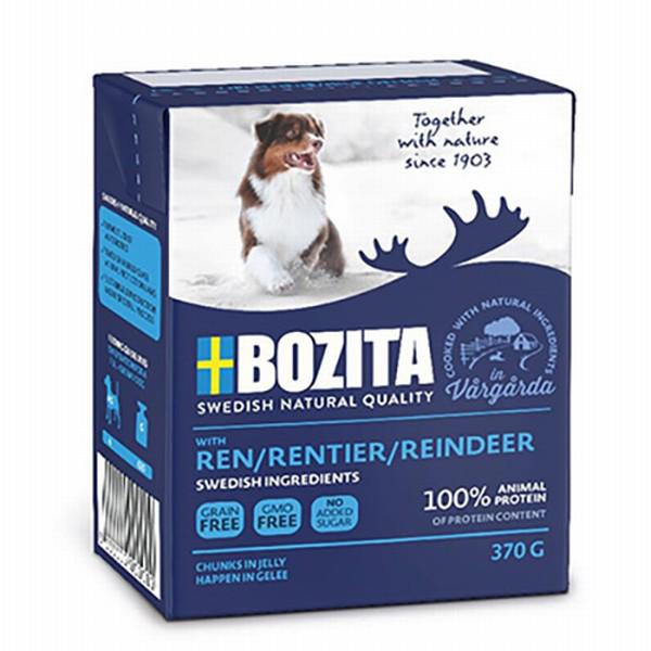 Bozita Reindeer Geyik Eti Yetişkin Yaş Köpek Maması 370 gr Tekli