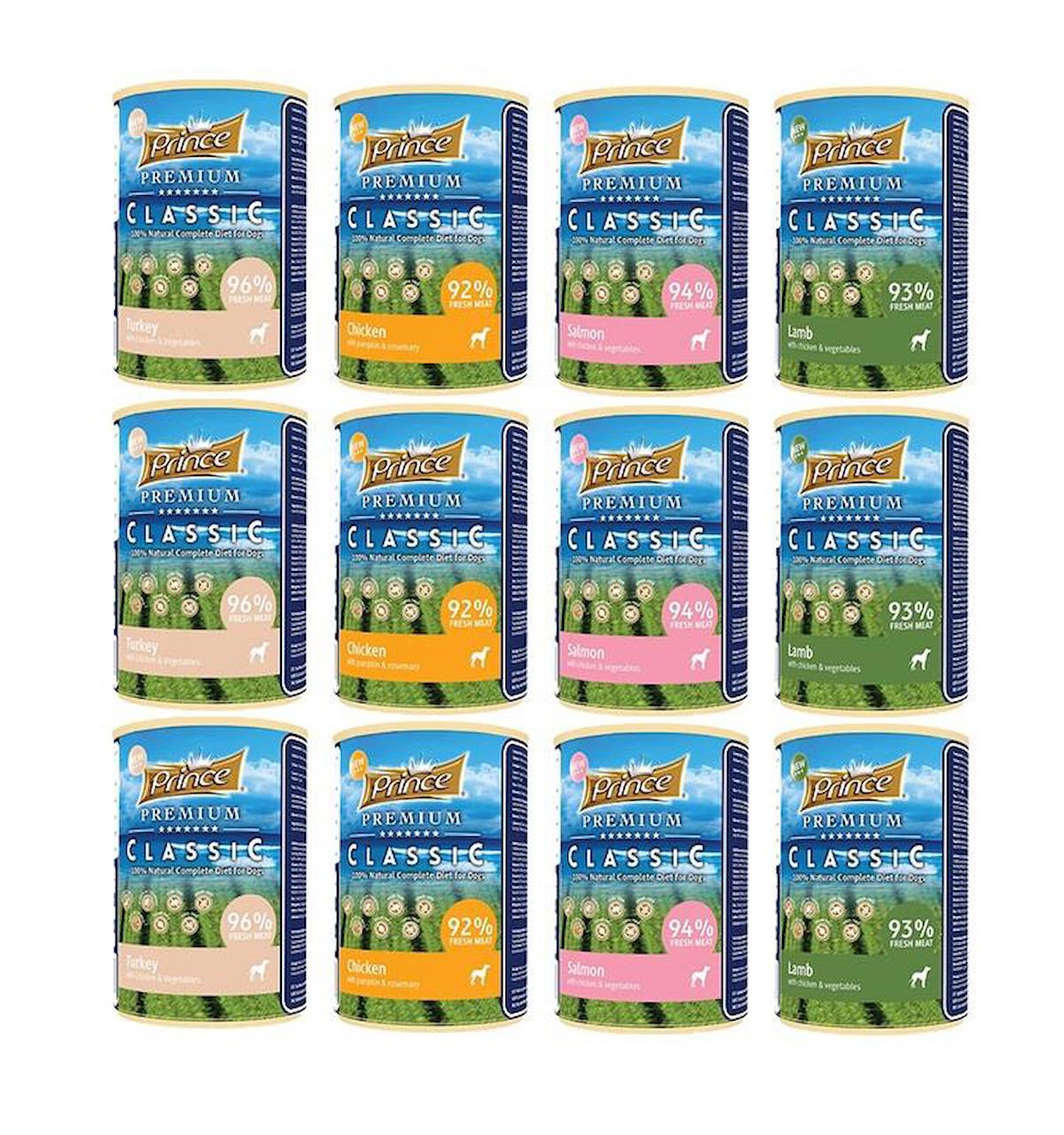 Prince Classic Ezme Yaş Köpek Maması 400 gr 12'li