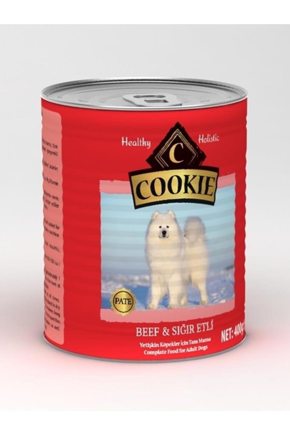 Cookie Pet Sığır Etli Yetişkin Yaş Köpek Maması 400 gr Tekli