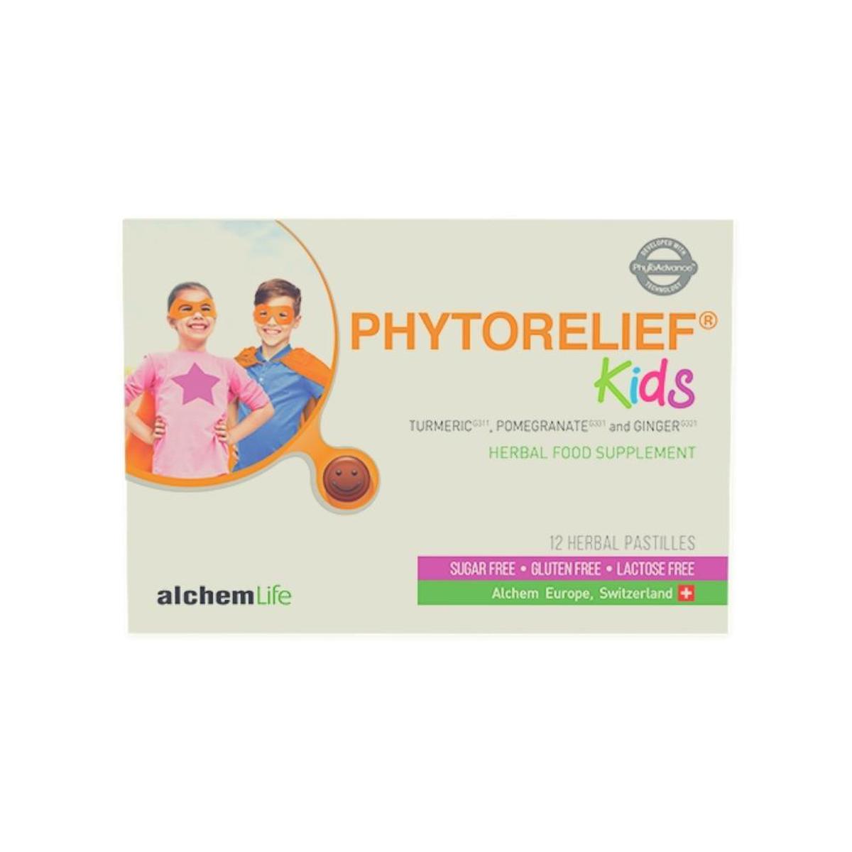 Alchem Phytorelief Kids Sade Çocuk Bitkisel Besin Desteği 12 Pastil