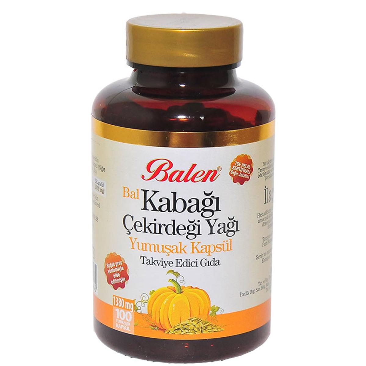 Balen Bee Drops Aromalı Yetişkin Bitkisel Besin Desteği 100 Kapsül