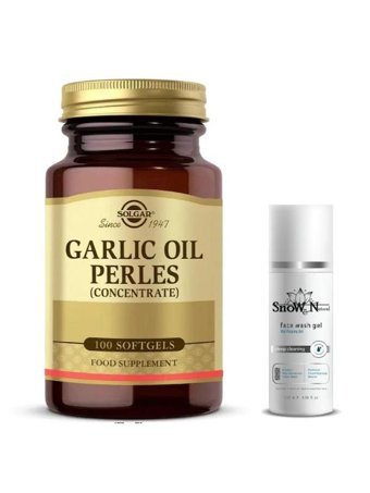 Solgar Garlic Oil Aromasız Yetişkin Bitkisel Besin Desteği 100 Kapsül