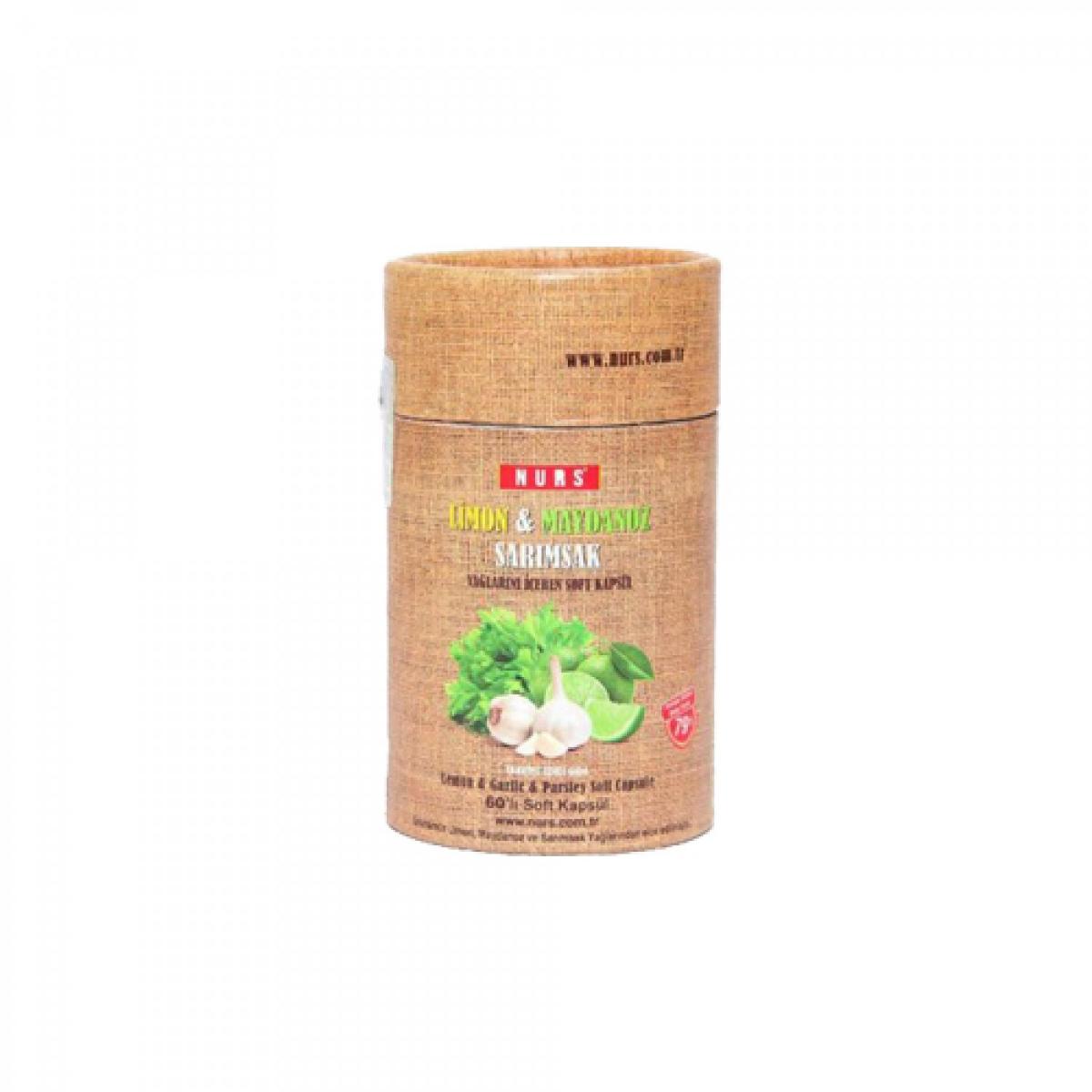 Nurs Lokman Hekim Soft Jel Aromalı Yetişkin Bitkisel Besin Desteği 60 Kapsül