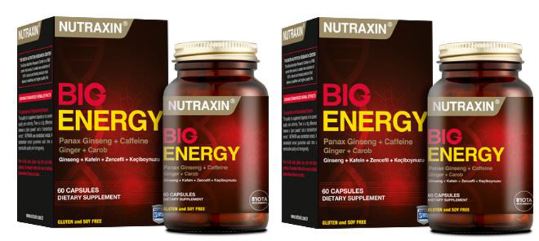 Nutraxin Magnezyum Sade Yetişkin Bitkisel Besin Desteği 2x60 Tablet