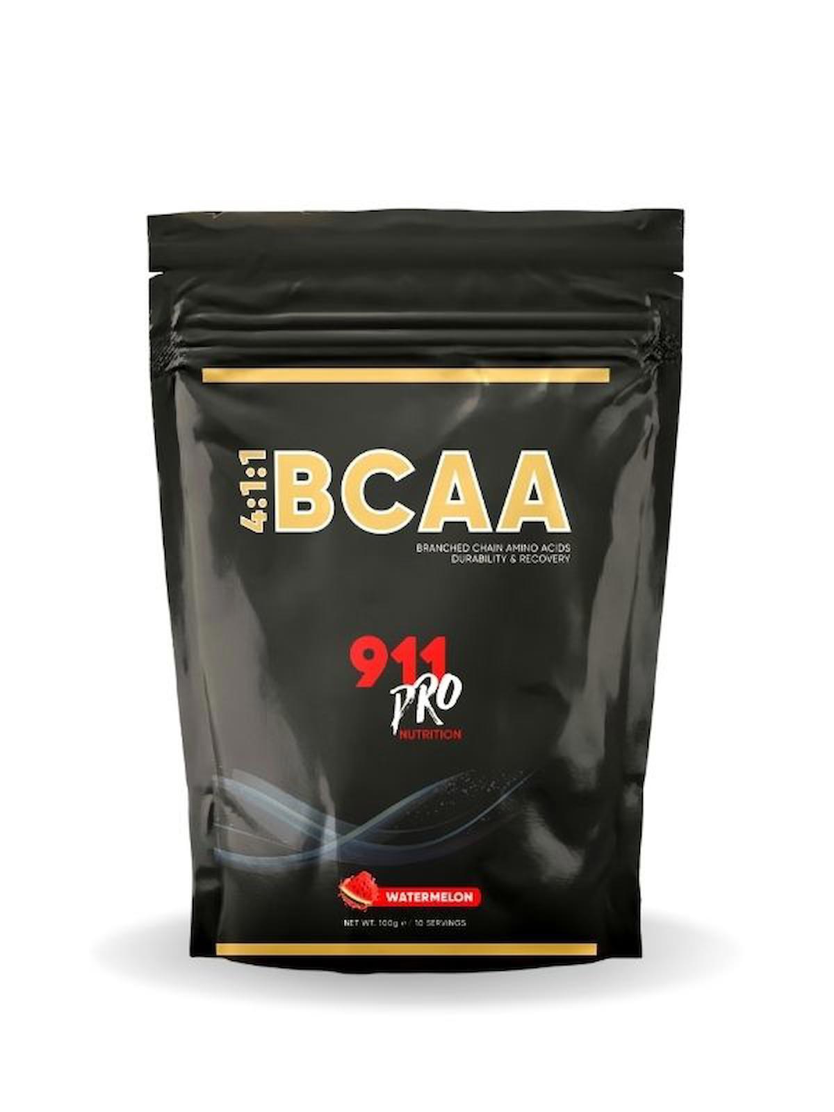 911 Pro Nutrition Bcaa Karpuz Yetişkin Bitkisel Besin Desteği 100 gr